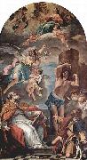Sebastiano Ricci Maria in Gloria mit Erzengel Gabriel und Hl. Eusebius, Hl. Sebastian und Hl. Rochus France oil painting artist